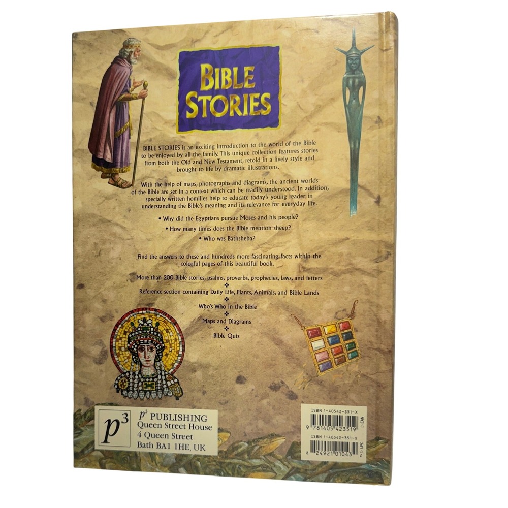 Bible Stories Over 200‎ Beautifully Illustrated Stories Martin Manser Hardcover - Picture 2 of 6